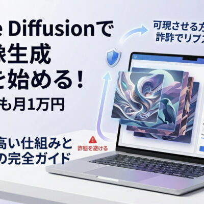 stable DiffusionでAI画像生成副業を始める