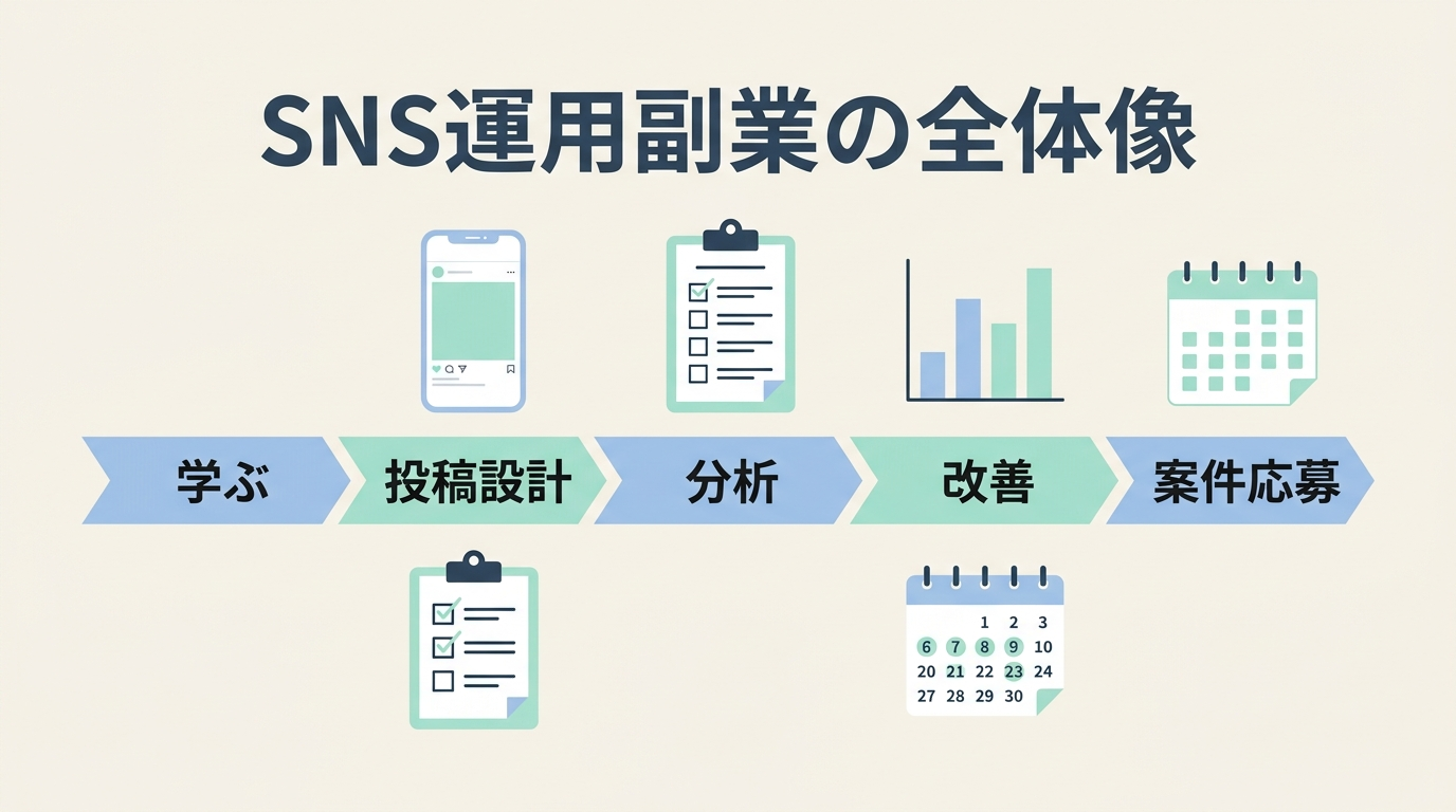 SAKIYOMIスクールとSNS運用副業の全体像